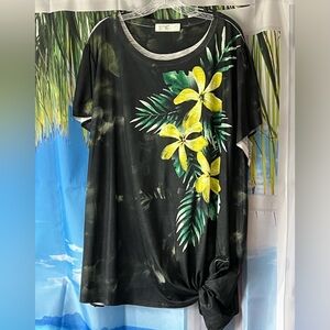 NWOT Terra & Sky Floral Plus Size Top 5X